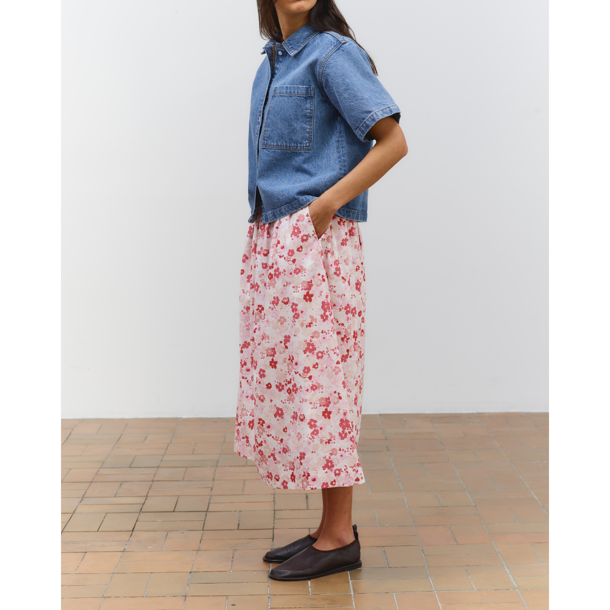 Camille Skirt / Flower Print