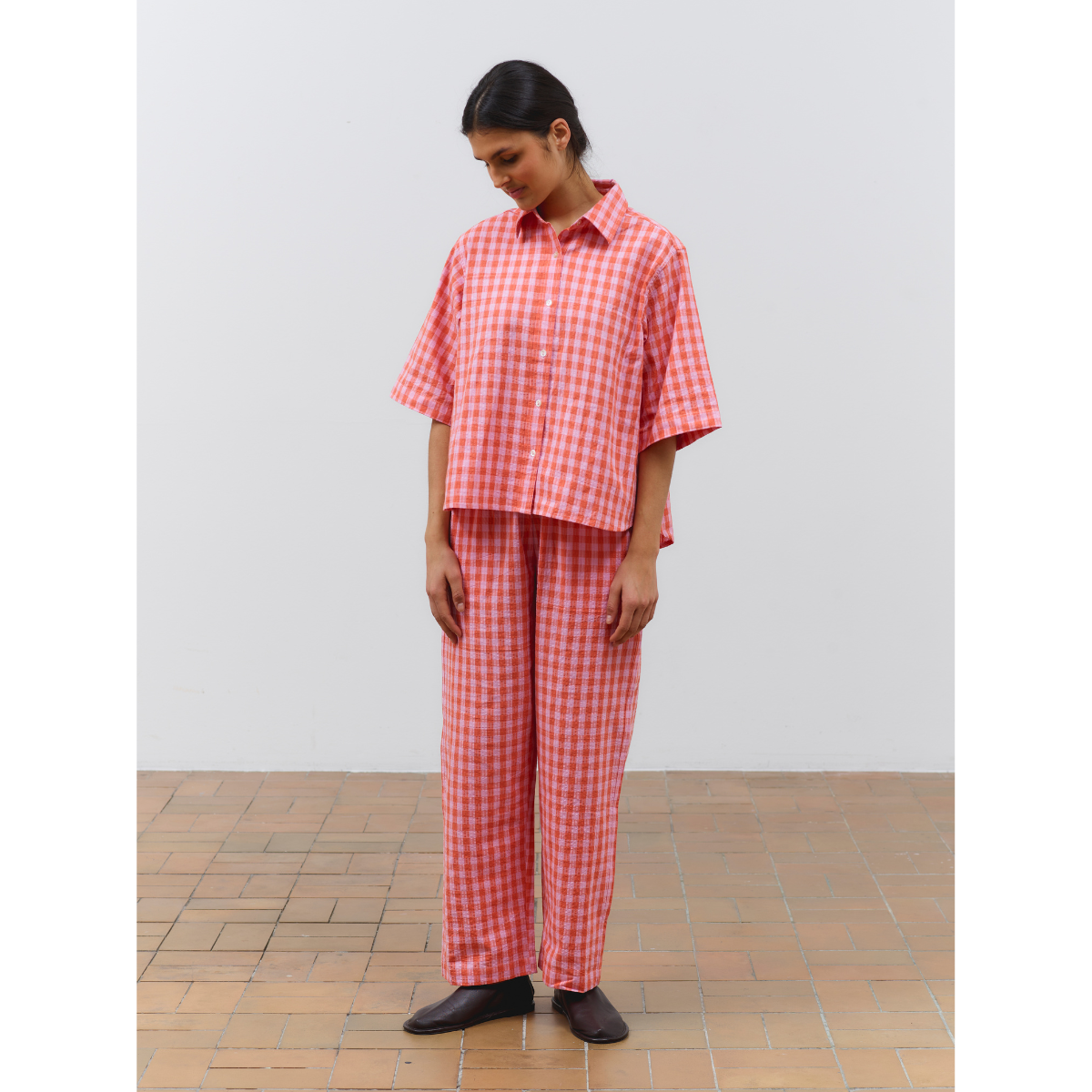 Blume Pants / Red Rose Check